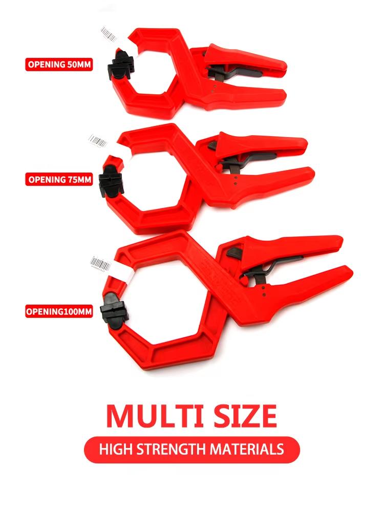 Ratchet Spring Clamp DIY Woodworking Tools 1Pcs 8 9 10inches Plastic Nylon Clamps Photo Background Strong Fixing Clip