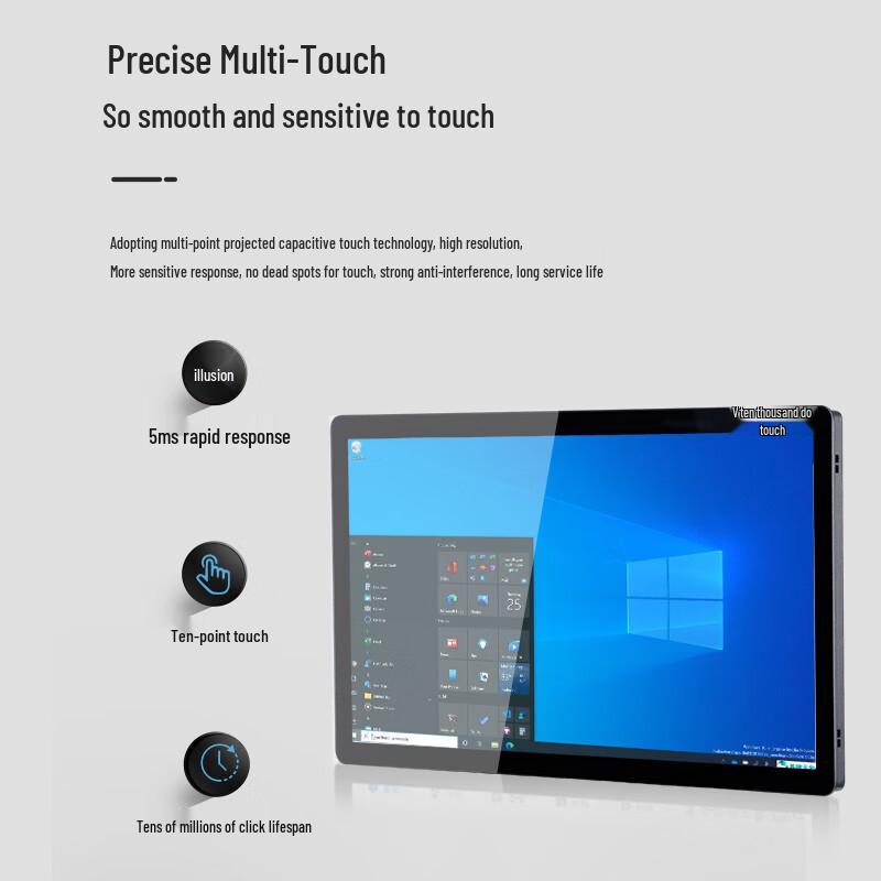Wan'ao Medical Industrial Touchscreen All-in-One PC CN plug (adapter included)
