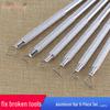 Ceramic Trimming Tool Set – 6-Piece Sculpting and Carving Tools with Aluminum Rods for Fine Clay Work.