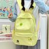 School Bag Korean Style Instagram Casual Backpack for Girls, Junior High, High School, and College Students, Campus Versatile Embroidered Backpack