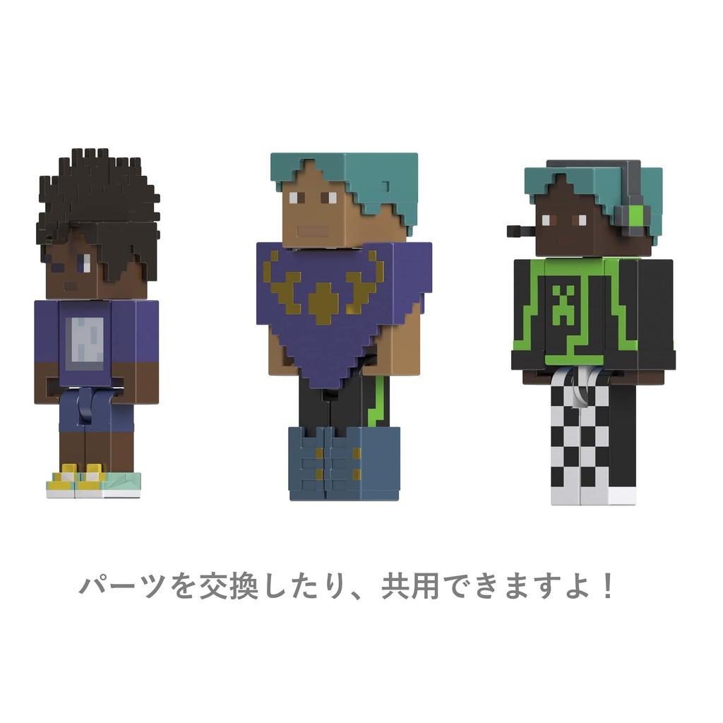 Minecraft Creator Series Figur F Sortiment [Box mit 8 Figuren] [Ab 6 Jahren] 986F-HJG74