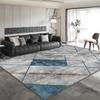 Nordic Style Crystal Velvet Area Rug Luxury Abstract Geometric Floor Mat Non Slip Carpet for Living Room Bedroom