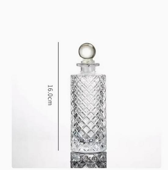 150ml Transparent Mini Glass Bottle for Liquor, Cold Brew Coffee, Fruit Wine, and Dispensing, with Sealed Two Ounce Capacity