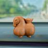 Mini Wood Carving Tang Horse Ornaments Zodiac Statue  Chinese New Year  Horse Anima Decor Office Desktop Decor Car Decoration