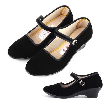 Real People Old Beijing Cloth High Heels: Women's Hotel, Supermarket, & Dance Shoes