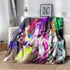Anime Kuroko's Basketball Cartoon Blanket,Soft Throw Blanket for Home Bedroom Bed Sofa Picnic Travel Office Cover Blanket Kids