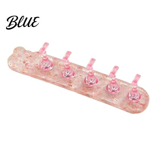 Acrylic Nail Display Holder Fake Stand for Painting Nails, Press-on with Magnetic Manicure Art Practice Base, Home Salon