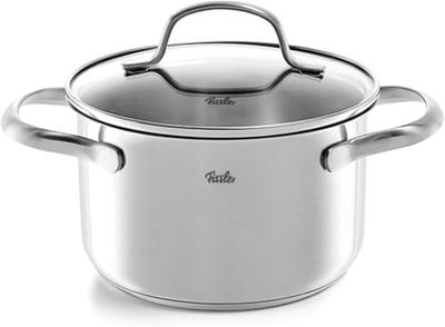San Francisco Stew Pot, 16cm, Stainless Steel, Heat-Resistant, Gas/IH Compatible, Waterless Cooking, Triple-Layered Bottom, Oven Cooking, Dish
