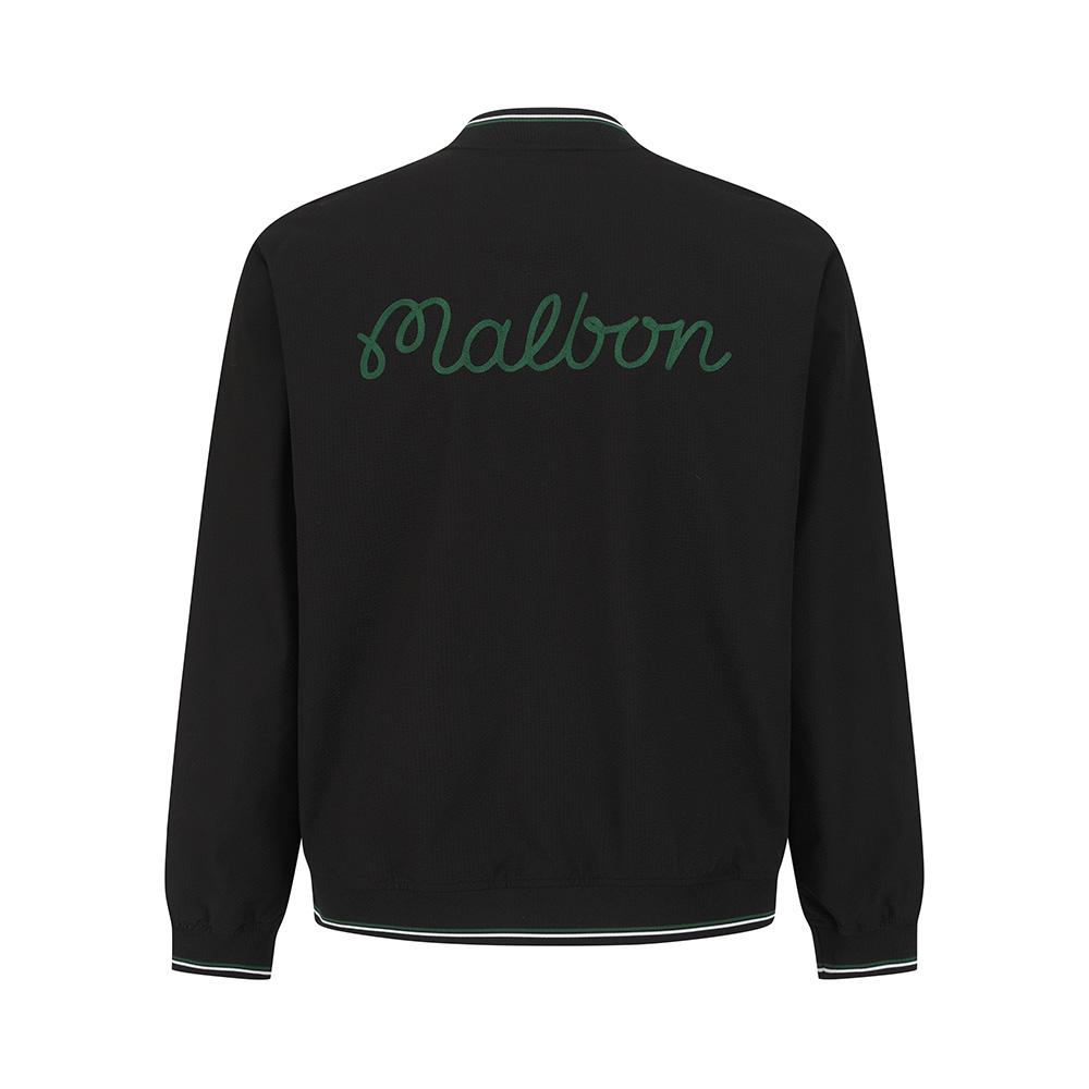 Malbon Golf Seersucker Jacket Black (Man)