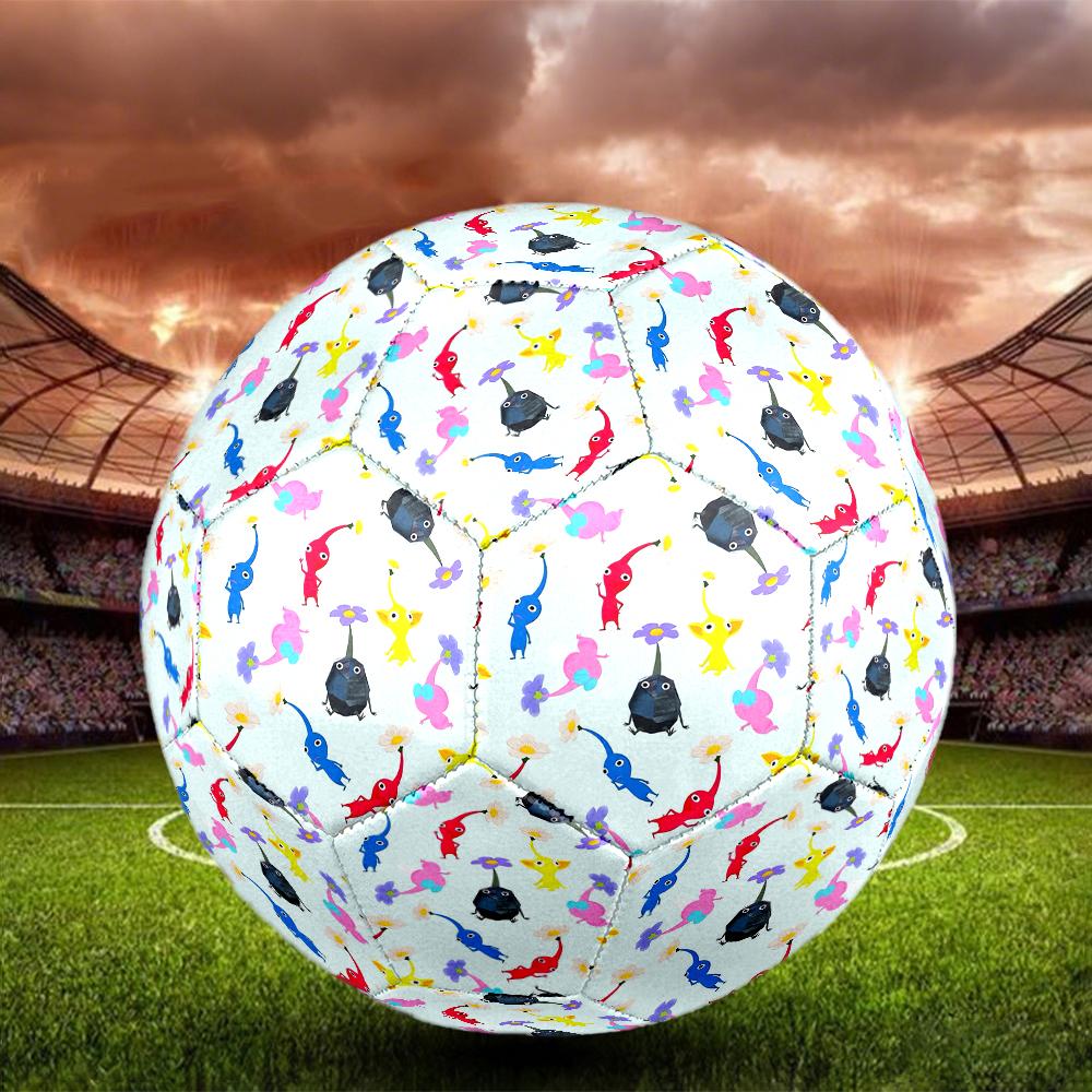 Pikmin Theme Size 5 Soccer Ball, Suitable for Both Indoor and Outdoor Matches, a Gift Suitable for Everyone.