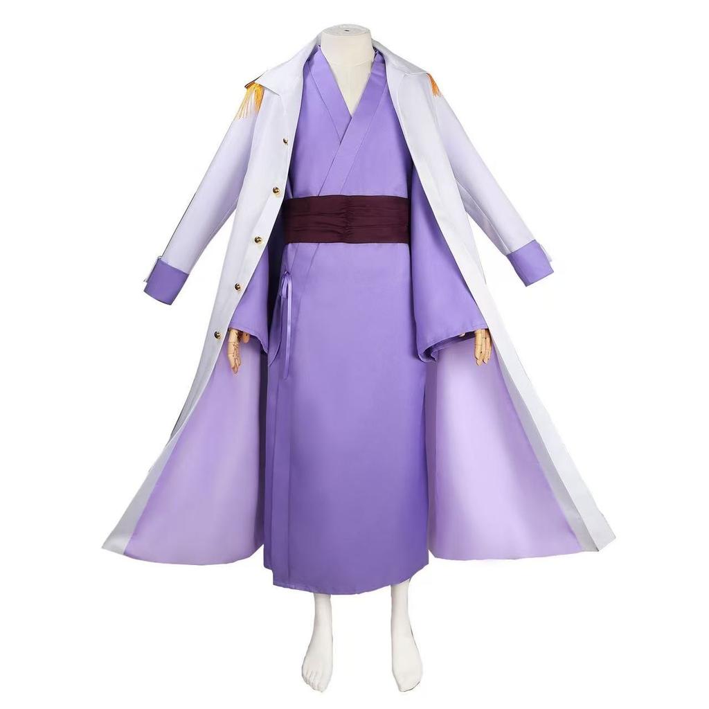 Anime Borsalino Cosplay Costume Admiral Kizaru Cloak And Uniform Suit Halloween Navy General Performance Costumes