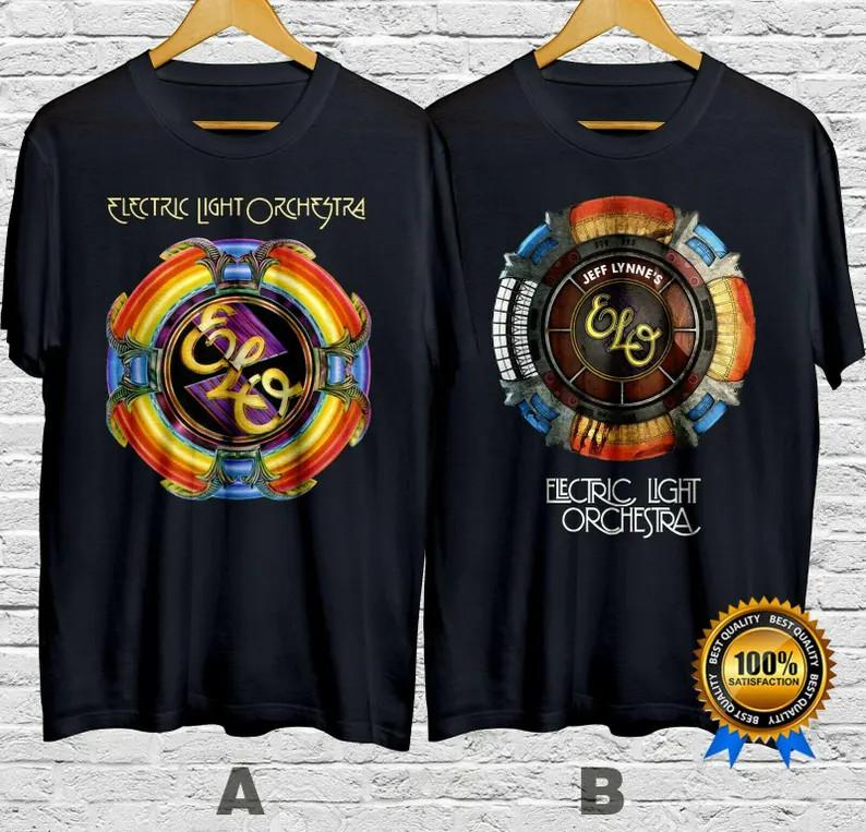 ELO Electric Light Orchestra Rock Group TShirt Short Sleeve