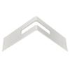 Stainless Steel Material Coffee Filter Paper Holder Black Single Slot Design Filter Paper Storage Rack White