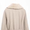 2025 Spring Women's Faux Fur Lapel Long-Sleeve Coat