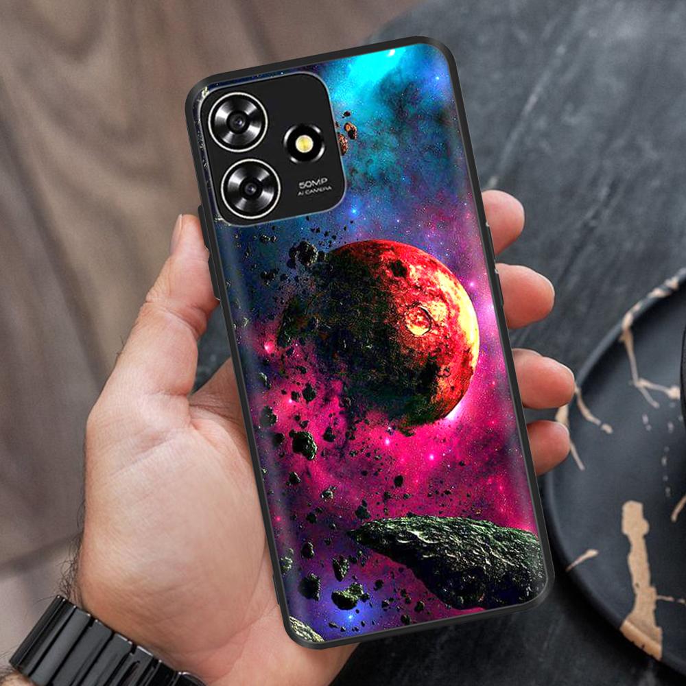 For ZTE Blade A73 Case Soft Black Silicone Bumper Phone Cover Funda For ZTE Blade A73 5G Cases For ZTE Blade A73 4G Fundas Coque