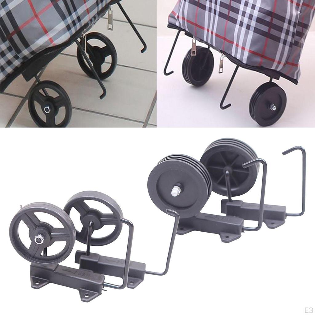 Shopping Pulley Heavy Duty Replacement,Spare Parts Accessories Practical for Supermarket Casters