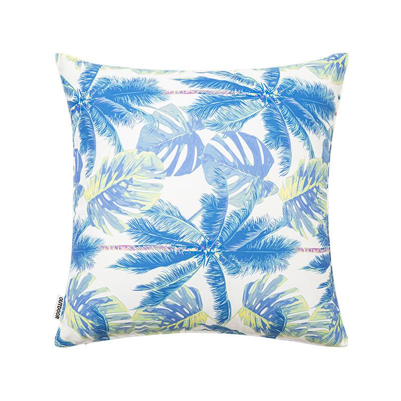Tropical Plant Waterproof Outdoor Cushion Cover for Garden Furniture Cushions Seat Bench