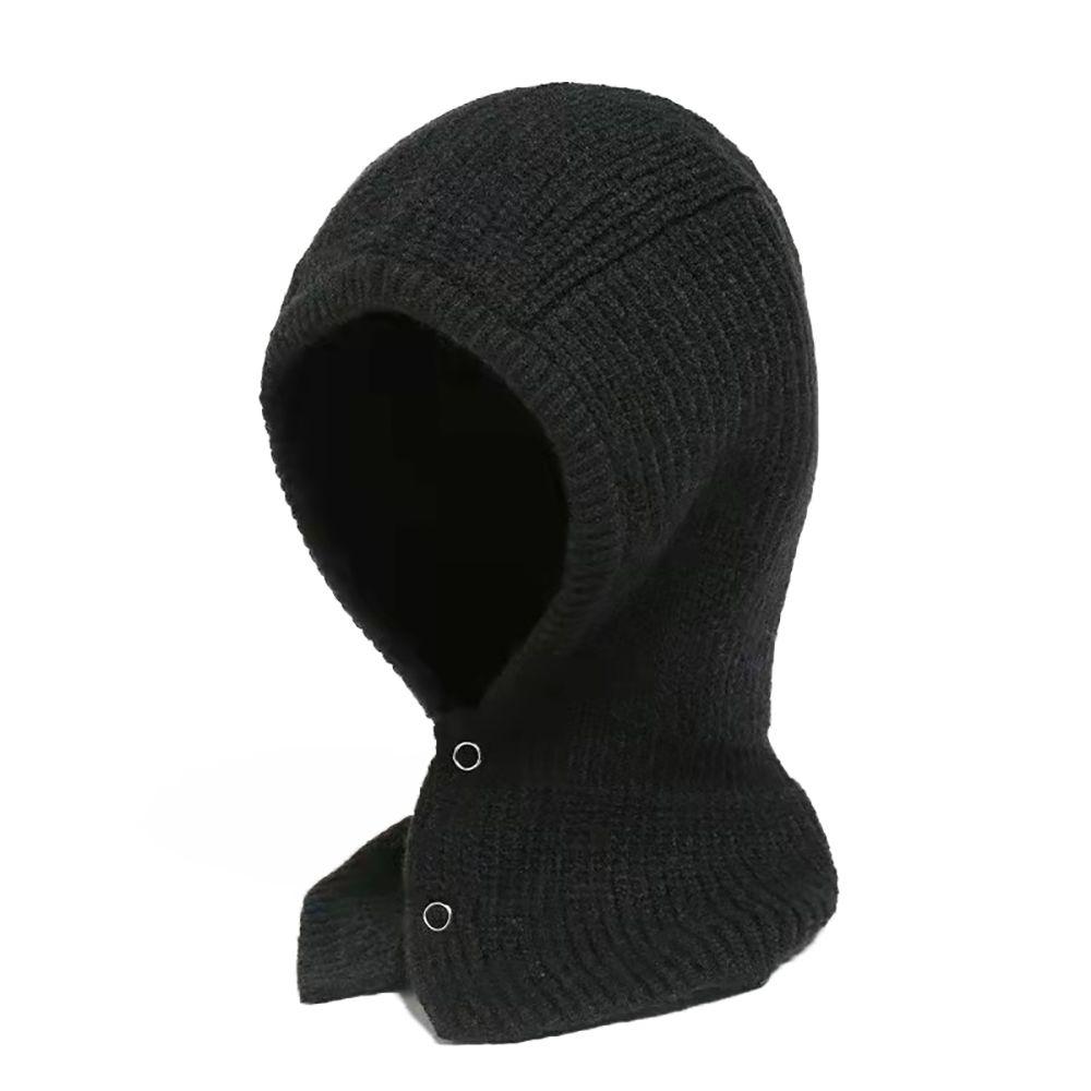 Ear Protection Scarf Outdoor Bonnet Hat Women Winter Cap Pullover Cap Beanies Hat Knitted Hats