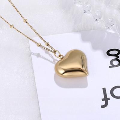 Temperament Love Necklace Ins Korean Simple Fashion Collarbone Chain Accessories Women's High-end Sense Stacking