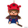 Sekiguchi Monchhichi Large Face SS Keychain Ladybug 245949 H11 X W8 X D6cm