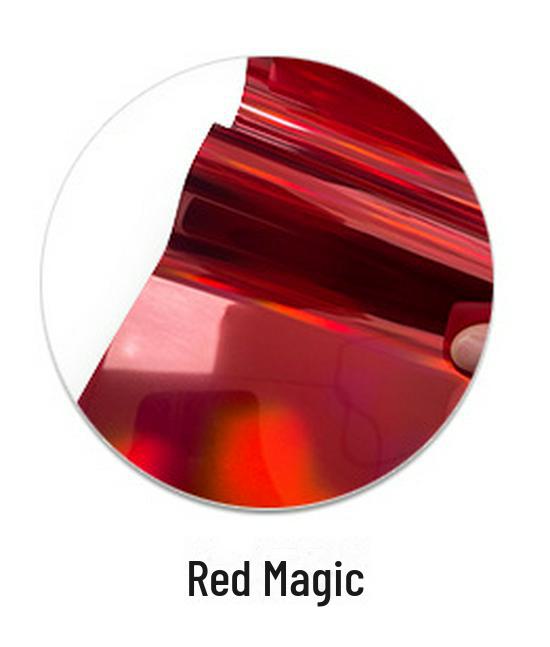 Silver PU Soft Metallic Fantasy Color Laser Heat Transfer Lettering Film