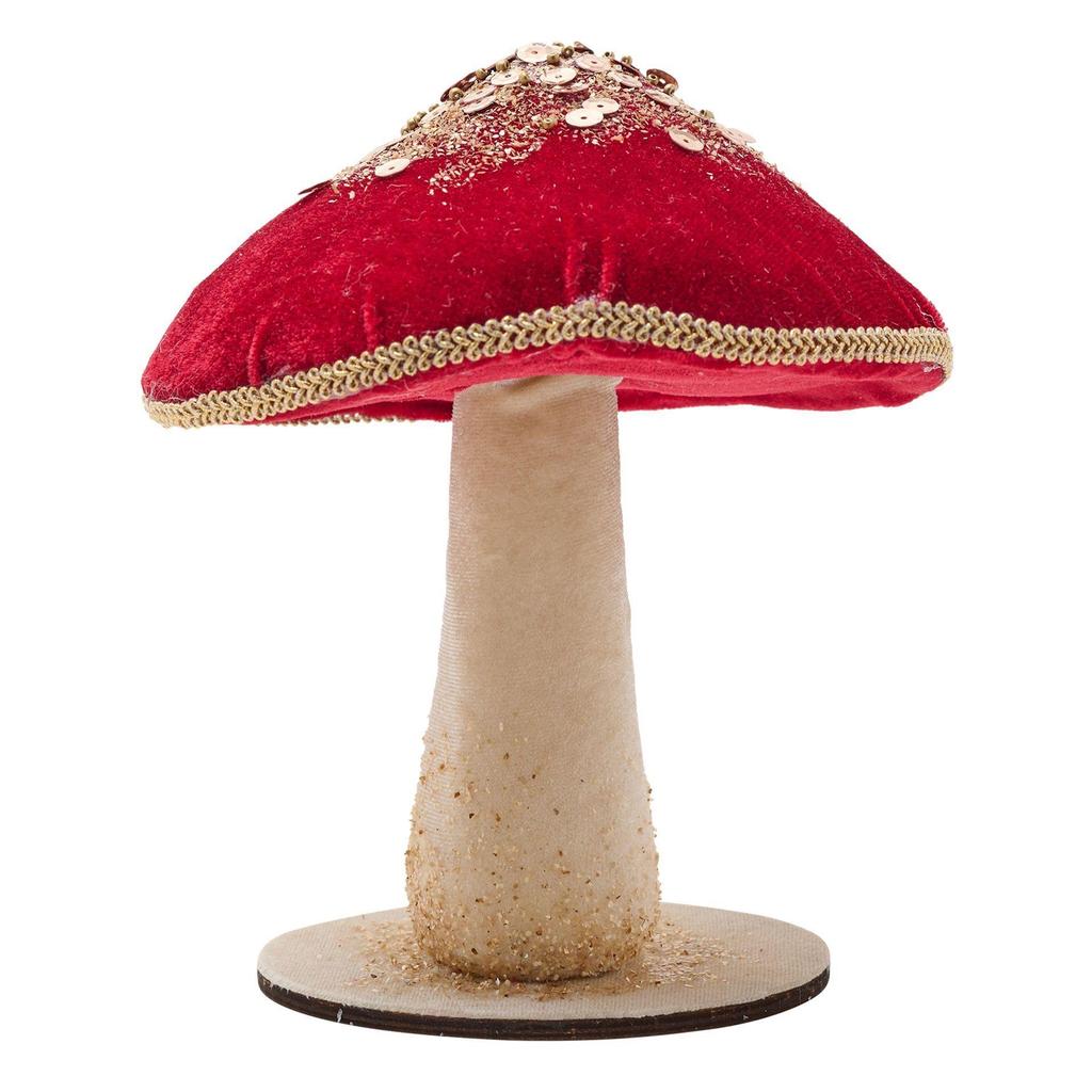 Red Velvet Mushroom 17cm