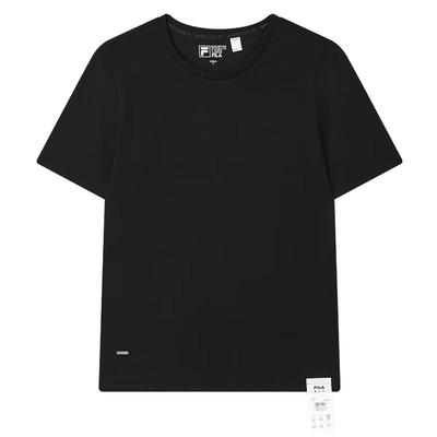 Fila Women's Casual Knitted Short Sleeve Round Neck T-Shirt