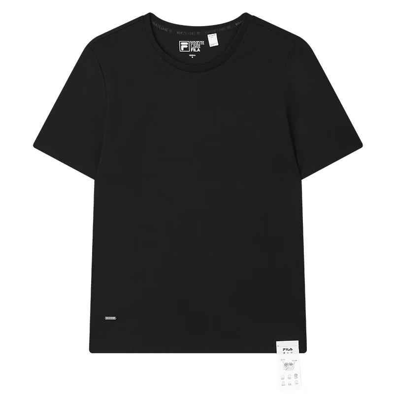 FILA Women's Casual Knitted Short Sleeve Round Neck T-Shirt