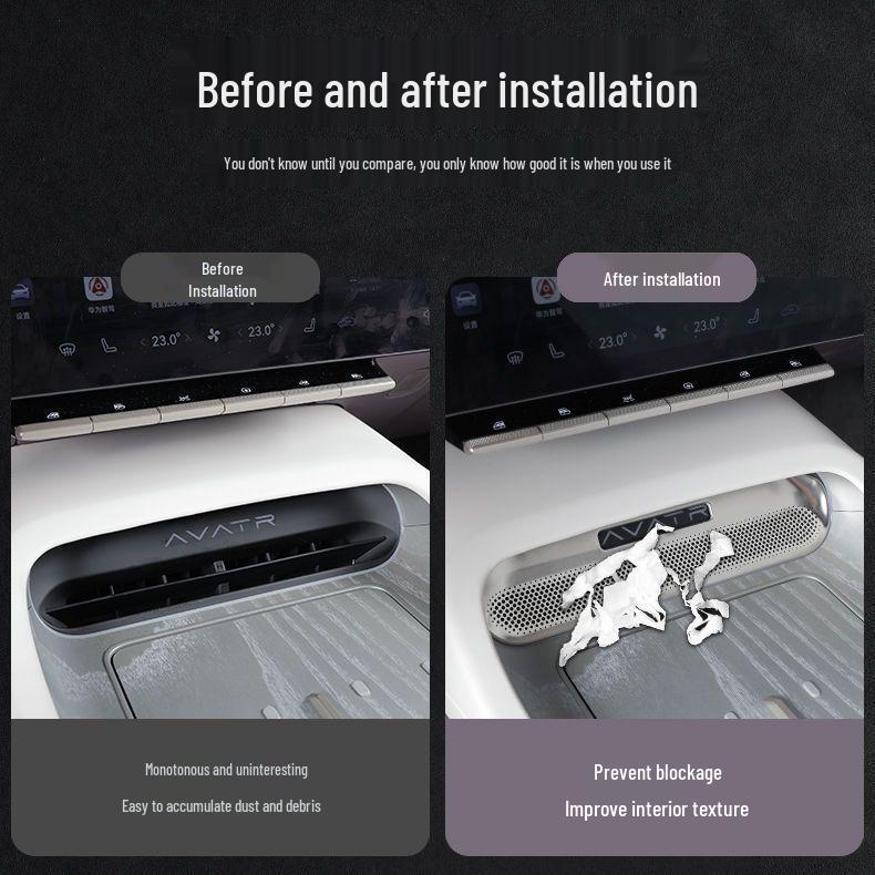 Avatr 06 Center Console & Car Door Air Vent Dust Cover Anti-Clogging Accessory