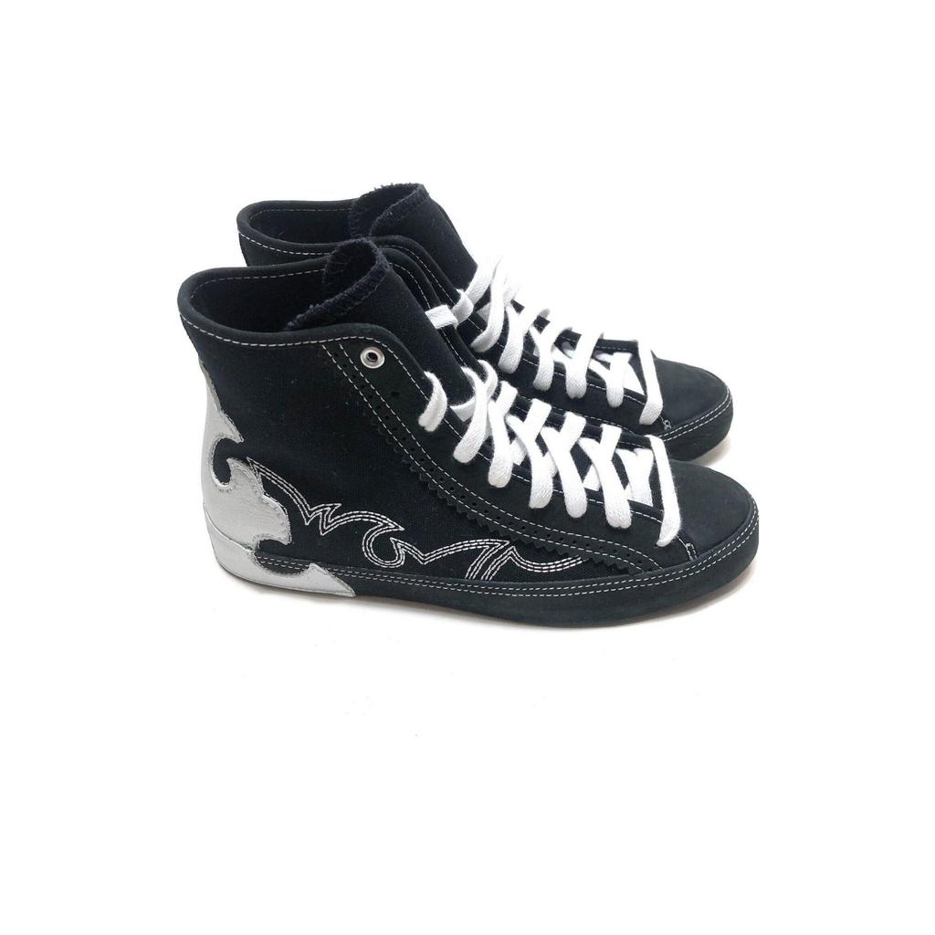 (WMNS) Converse Chuck Taylor All Star Sasha High Top Black Silver 'Blue White' Women's 565002C