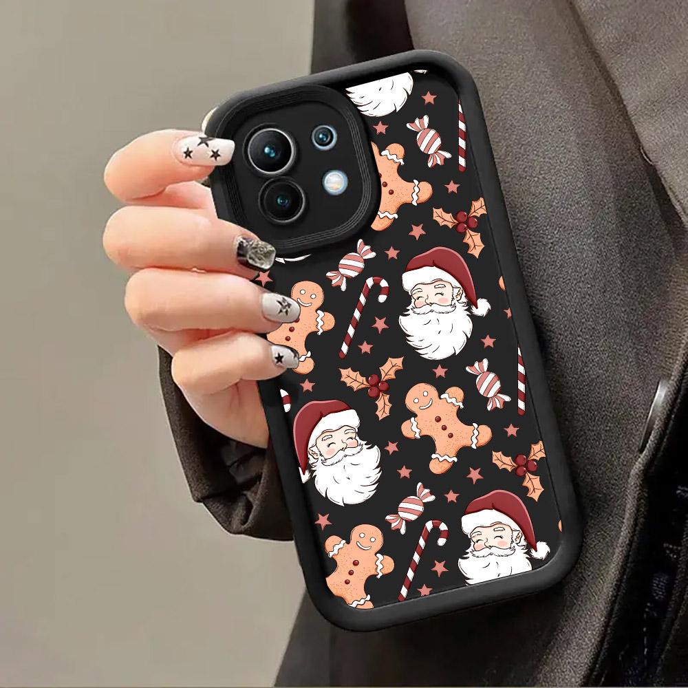 Merry Christmas Drawings Print Phone Case For Xiaomi 17 Pro Max 15T 14T 13T 11Lite Poco X5 X6 X7 F5 F7 M6 M7 Pro 5G Soft Cover