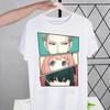 Japanese Anime Spy X Family Anya T Shirt Men Retro Washed Tops Tees Harajuku Tshirt Streetwear Hip Hop Male T-shirts
