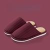 Couple Shoes, Indoor Silent and Anti-slip Cotton Slippers for Home Use