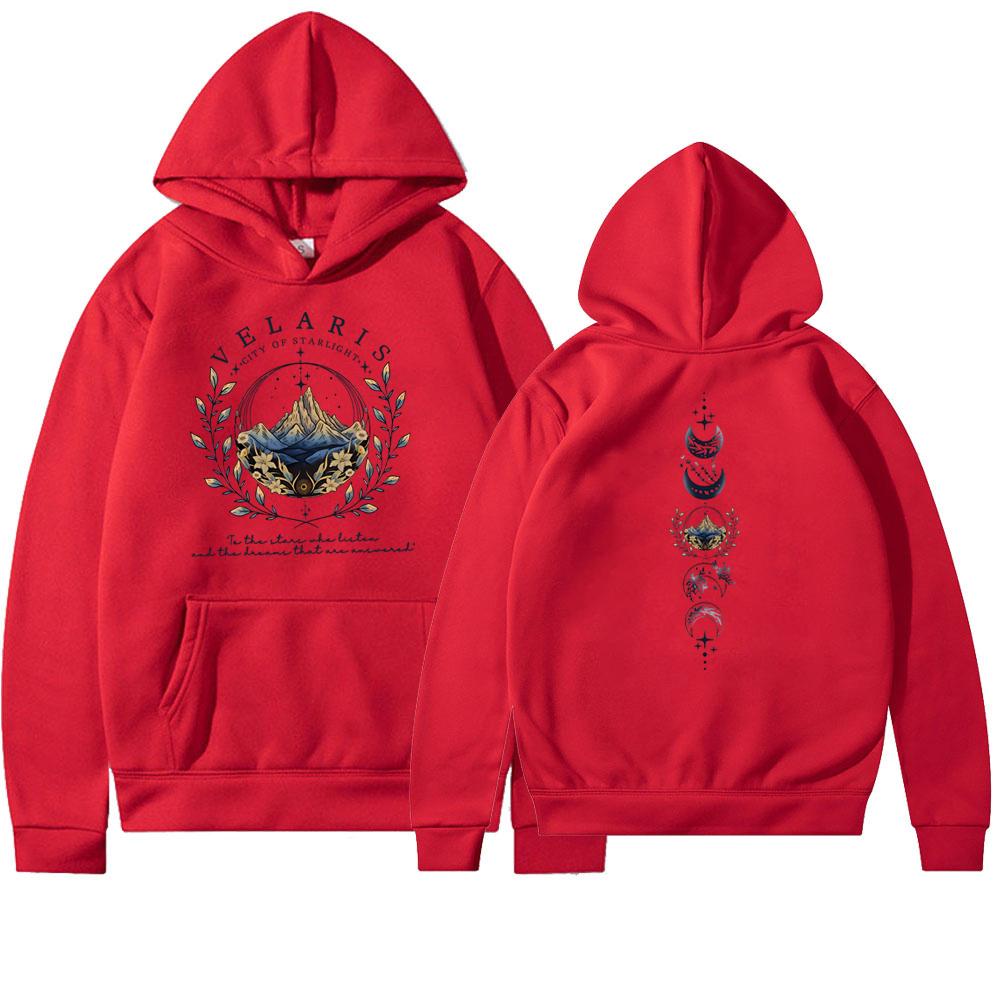 Unisex Velaris The City of Starlight Hoodie 2side Print Sarah J Maas ACOTAR SJM Sweater Throne of Glass Feyre Rhysand Hoodies