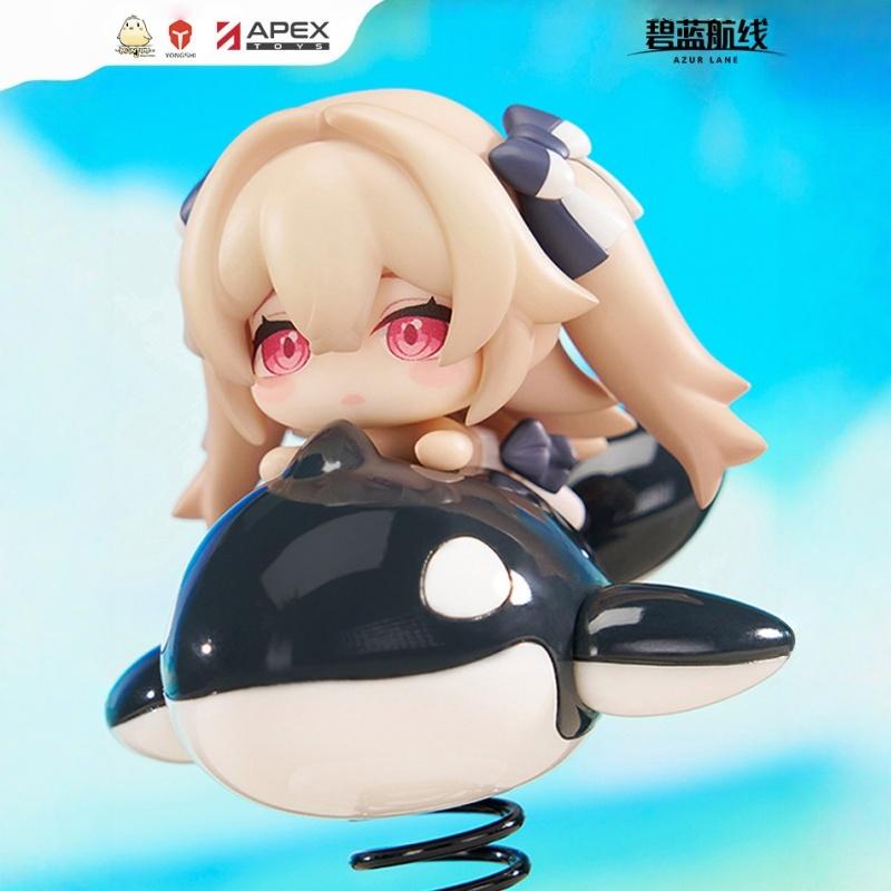 Apex Azur Lane Happyshake Mini Version Figure Anchorage Chibi Shaking Authentic Collectible Anime Toy Decor Game Merch Gift
