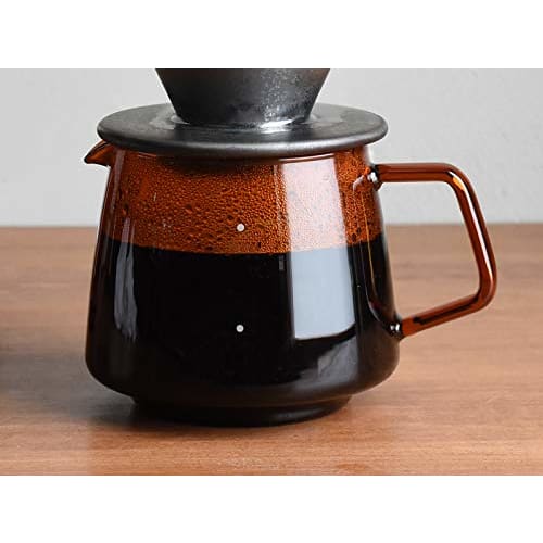 KINTO SEPIA Jug, 4 Cups, Amber, Microwave and Dishwasher Safe, with Graduations, 21749
