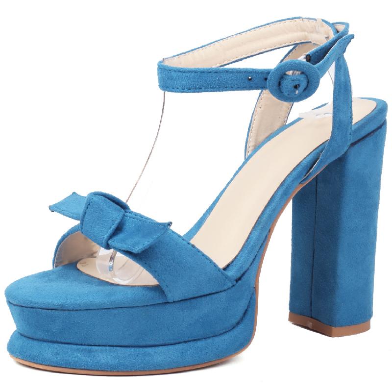 

Сандалии на высоком каблуке, женские летние туфли, шлепанцы на платформе, телесного цвета, на каблуке, для танцев, свадеб, стриптиза, женские, большого размера 39 синий