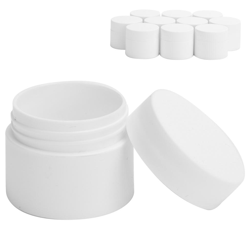 10pcs Empty Face Cream Bottle Jar Refillable DIY Skin Moisturizing Gel Container (10g   Pc)