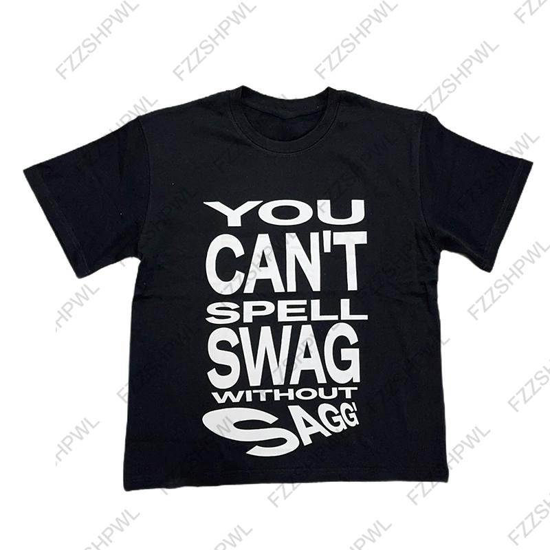 

Y2K Cotton Tshirt Harajuku Letter Print Rock Goth Streetwear Pure cotton Tee Cool Unique Hip Hop Tee Punk Oversized Retro Top 4XL