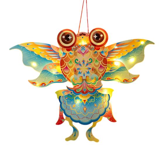 Zestaw do samodzielnego wykonania latarni rybnej i motylkowej Zestaw materiałów na latarnie Chiński Nowy Rok Dekoracja festiwalowa dla dzieci i rodziny Rekwizyt imprezowy