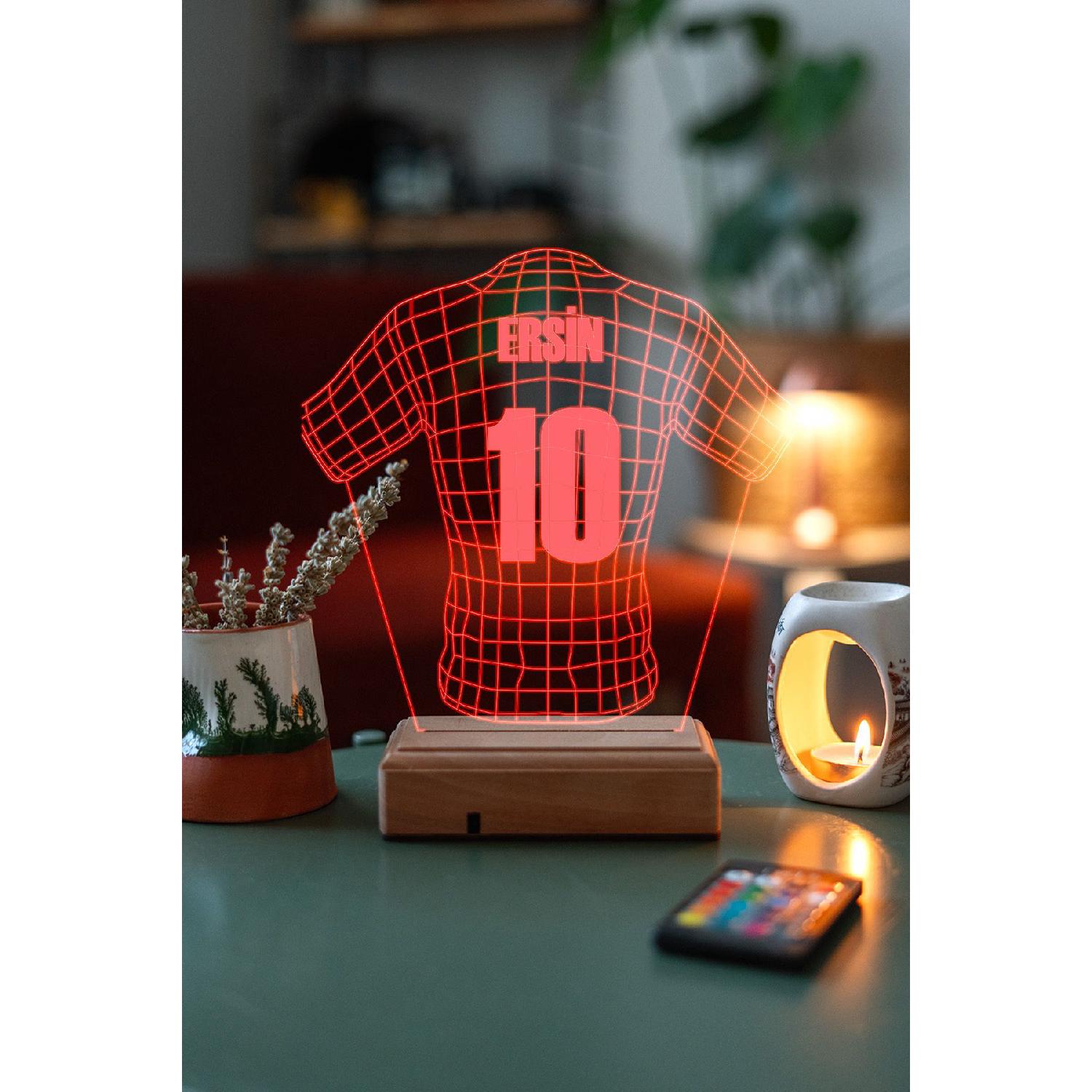 

Подарочный дизайн 3d Led Night Light Джерси для любителей футбола