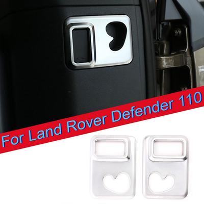 Für Land Rover Defender 110 Auto Styling ABS Chrom Hinten Stamm Haken up Dekorative rahmen Für Defender 90 Auto