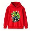 Kids Unisex Pullover Hoodie, Cool Super Hero Green Hulking Print Casual Sweatshirt for Boys Girls, Comfortable Warm Outerwear for Daily Wear