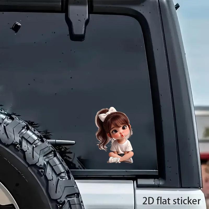 Creative And Cute Car Sticker Body Scratch Cover Car Window Decoration Waterproof Car Sticker Car Decorative Stickers