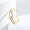 Hot selling in Japan and South Korea, light luxury, simple and adjustable ring design for women