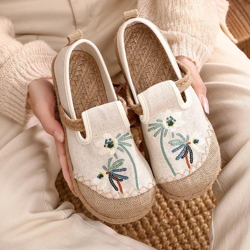 Damskor Vår Höst Nya Bekväma Lågskurna Casual Flats Halkfria Mjuka Sula Slitstarka Slip-on Loafers