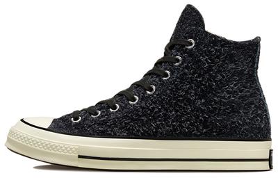 Men's Sneakers Chuck Taylor All Star 70 Hi Black Hairy Suede Black/Egret/Black