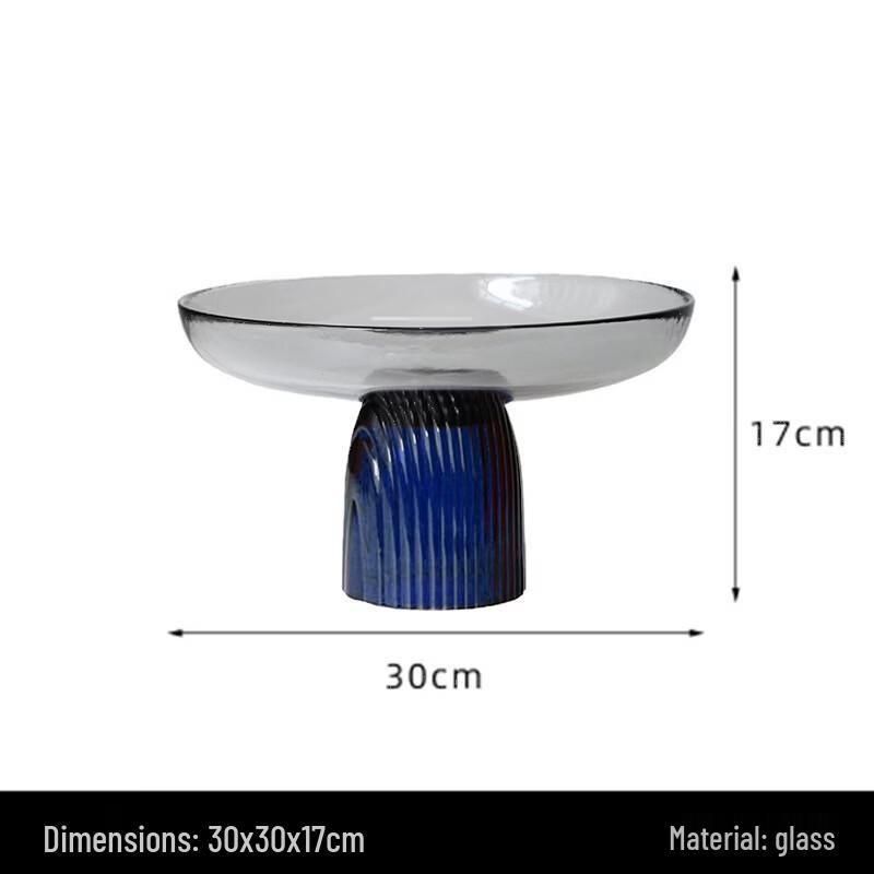 

Yicang Light Luxury French Minimalist Glass Fruit and Dessert Tray