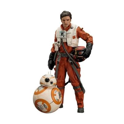 Statuette - Star Wars - Poe Dameron & BB-8 - 1/10 PVC - Mehrfarbig - 7/18 cm