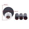 Szmsmy Universal Black Leather 5 Speed Car Manual Gear Stick Shifter Shift Knob Lever